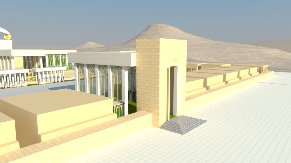 The Third Temple: the east gate.